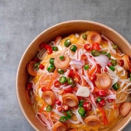 ข้าวไข่ข้น ปูอัดไส้กรอก