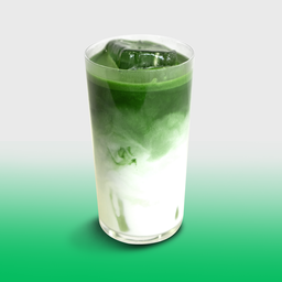 มัตจะลาเต้เย็น