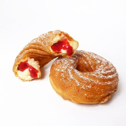 Classic Berry Vanilla Cruller Doughnut