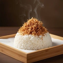 ไก่ฝอยราดข้าวสวย