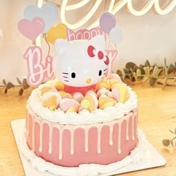 ครึ่งปอนด์ เค้กแมวสีชมพู