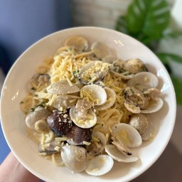 สปาเก็ตตี้ครีมมี่หอยตลับ