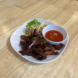 หมูทอด.