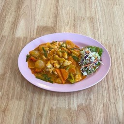 ปูก้อนผัดไข่เค็ม.