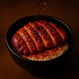 ข้าวสเต็กไก่ทอดซอสสไปซ์ซี่เทอริยากิ