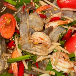 ตำแซ่บ กุ้งรวม