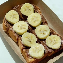 ปังปิ้งนูเทลล่า+กล้วยหอม