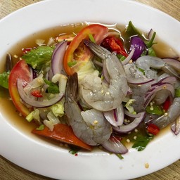 ยำกุ้งสด