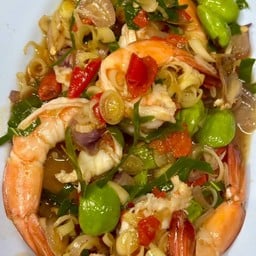 Stir Fried Shrimp With Shrimp Paste And Stink Beans