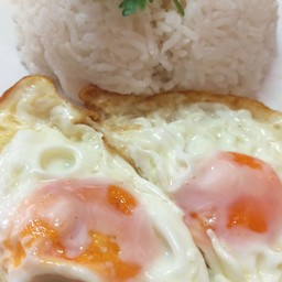 ข้าวหอม+ไข่ดาว2ฟอง
