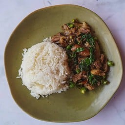 ข้าวกะเพราหมูสับ