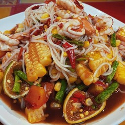 ตำซั่วข้าวโพดกุ้งสุก