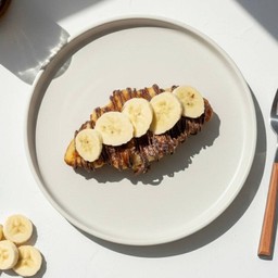 ครอฟเฟิล นูเทลล่า+กล้วยหอม (Croff Tella Banana) (ขนาด 65g / 1pc)