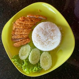 ข้าวไก่กรอบ