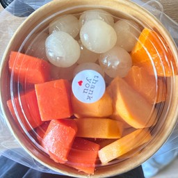 มิกซ์ ลำไย มะละกอ ส้ม ลูกพลับ