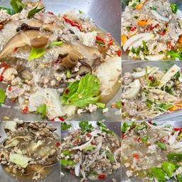 ยำวุ้นเส้น หมูสับ        (ใส่แต่หมูสับ)