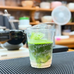 ICED COCONUT MATCHA LATTE