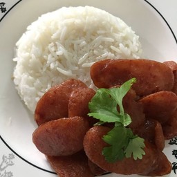 ข้าวกุนเชียงทอด