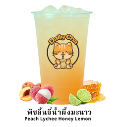 พีชลิ้นจี่น้ำผึ้งมะนาว