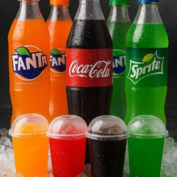 โค้กใส่น้ำแข็ง แก้วโอ่ง