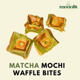 ใหม่!  โมจิวาฟเฟิลไบท์มัทฉะ 🍵 🇯🇵