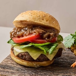 ชีสเบอร์เกอร์เนื้อ