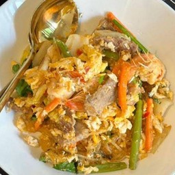 สุกี้แห้งหมู