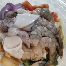 ต้มยำ หมึก กุ้ง