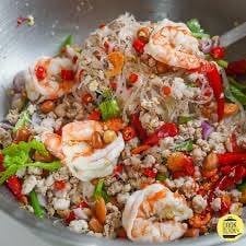 ยำ วุ้นเส้นโบราณกุ้งสด