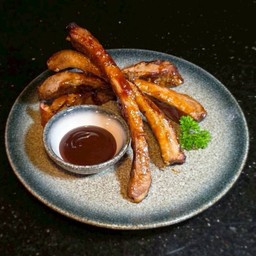 LMG12. BBQ Pork Ribs ซี่โครงหมูย่างซอสบาร์บีคิว