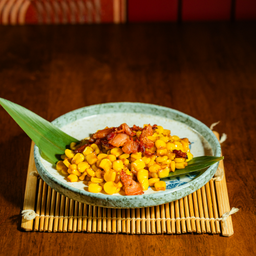 ข้าวโพดผัดเนยเบคอน