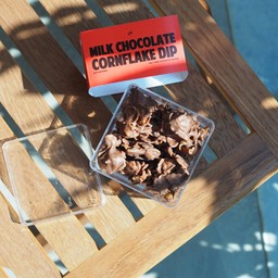 Milk chocolate cornflake dip