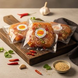 แซลมอนดอง กุ้งดอง หมึกวาซาบิ AWAYG FOOD   Ramindra 47