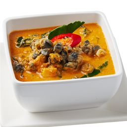 แกงคั่วหอยขมใบชะพลู