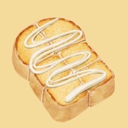 ปังปิ้งเนยนม