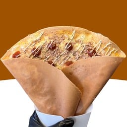 เครปพิซซ่าหมูสับชีส