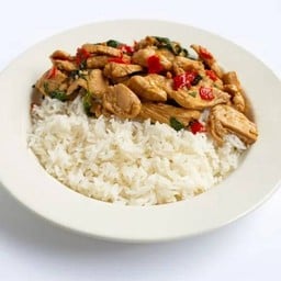 ข้าวกะเพราหมูชิ้น