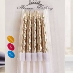 เทียนสีเชมเปญ