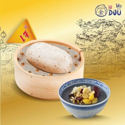 ซุปงาดำทรงเครื่อง+หมั่นโถวงาดำ 1 ลูก