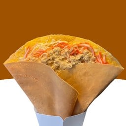 เครปไข่ไก่ปูอัดหมูหยอง