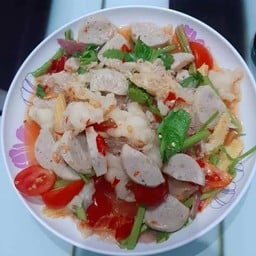 ยำหมูยอหมูสับเล็บมือนาง