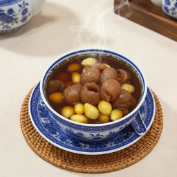 แปะก๊วยลำไย 白果龙眼糖水 Ginkgo Nuts with Longan in Syrup