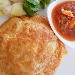 ข้าวไข่เจียวน้ำพริกลงเรือ