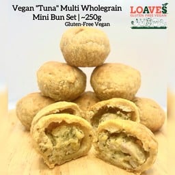 ชุดขนมปังมัลติโฮลเกรนเกลือชมพูวีแกนทูน่า | กลูเตนฟรี วีแกน(มีหัวหอม) |~250ก