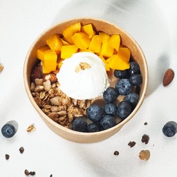 Greekky mango blueberry