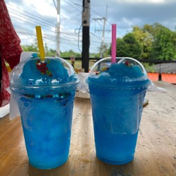 บลูฮาวายปั่น(Lกฮ)แก้ว22ออน