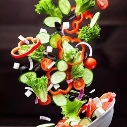 สลัดบับผักโขมอบขีส