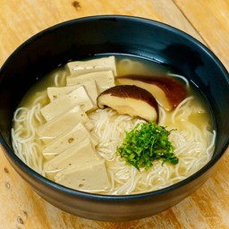 (เจ)ก๋วยจั๊บญวนเต้าหู้เห็ดหอม-เส้นเล็ก(ไม่ต้นหอม,ไม่หอมเจียว)