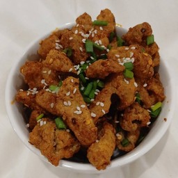 หนังไก่ทอด