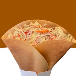 เครปไข่ไก่ปูอัดชีส